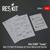 RESKIT RSB48-0001 MiG-25RBT Foxbat (Blue 73 & Red 19) Ukrainian Air Forces (Decals with Stencils) 1/48